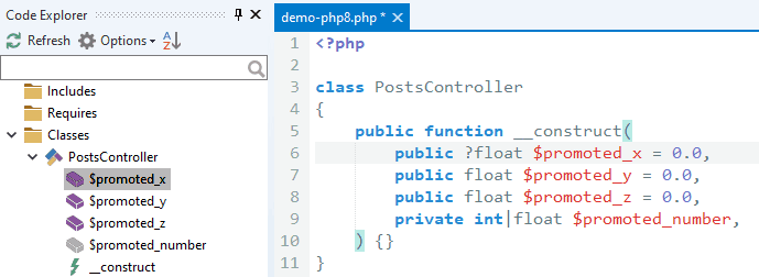 PHP 8 keywords fn and match